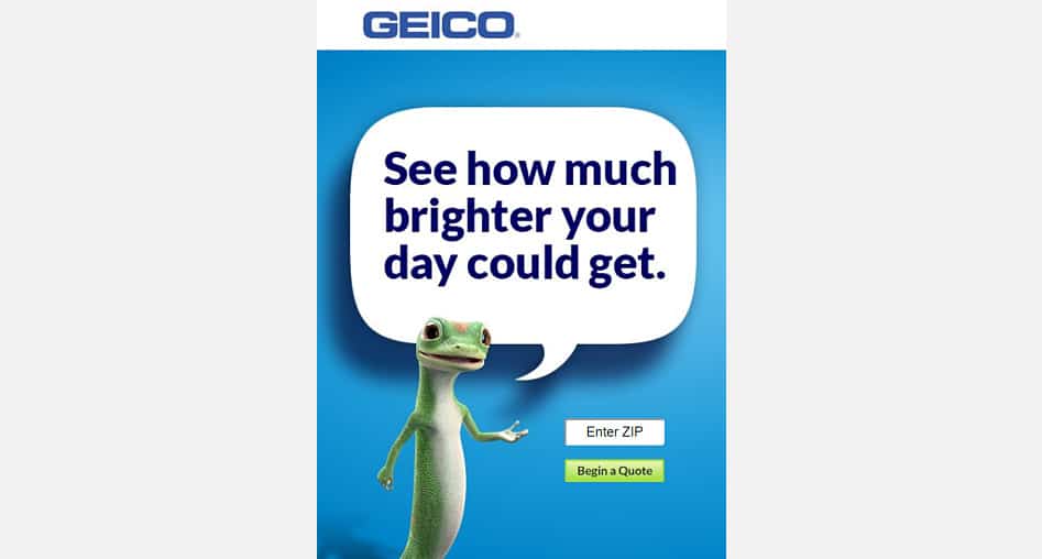 Geico Landing Page