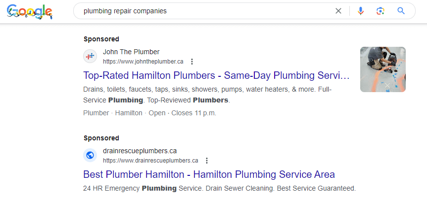 PPC for contractors- Google Search Ads